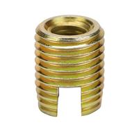 Cosiki Inserto de Rosca Autorroscante de Acero Al Carbono 302 Duradero de 20 Piezas para la Industria Automotriz, Electrodomésticos(Inner M2*0.4 Outer M4.5 * 0.5) (#8)