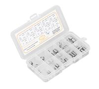 Cosiki Insertos Roscados para Metal, Kit de Reparación de Rosca 303 El Kit de Rosca de Acero Inoxidable de Acero Inexplican El de Surtido de Surtido 50 Piezas de Insertos Roscados de con Caja de