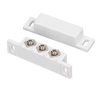 Cosiki Interruptor de Láminas Magnético, Normalmente Abierto, Cerrado, Interruptor de Contacto Duradero para Puertas y Ventanas, 2 Piezas, Material ABS de Primera Calidad