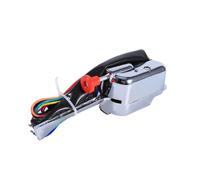 Cosiki Interruptor de Señal de Cromado Street Hot Rod, Ajuste de para, Abrazaderas de 12V Aptas para Early