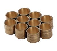Cosiki Juego de Casquillos para Tacos de Billar de Cobre, 10 Puntas de Billar de Alto Impacto para el Cuidado de los Tacos de (10MM 【Sin Dientes】)