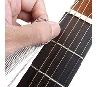Cosiki Juego de Limas para Tuercas de Sillín de Puente de Hueso de Guitarra, Herramienta de Mantenimiento Duradera para Guitarristas, Hueso de Ganado, 1,69x0,23x0,35 Pulgadas