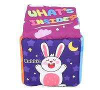 Cosiki Juguete de Caja de Pañuelos para bebé, Juguete Sensorial de Peluche Educativo Temprano con 3 Pañuelos y 8 Bufandas, Ideal para Bebés, Niños Pequeños, Desarrollo Cognitivo, Interacción Entre e