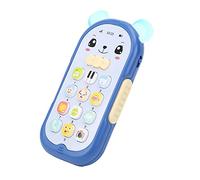 Cosiki Juguete para Teléfono para bebé, Diseño Lindo con Música y Luz para Niños Mayores de 6 Meses, Hecho de Material ABS Seguro, Tamaño 5,3 X 2,8 Pulgadas ((Azul))