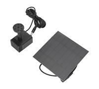 Cosiki Kit de Bomba de Agua Solar de Bricolaje, Bomba de Fuente con Energía Solar con 6 Boquillas y Anillos de Flotación, para Peces de Jardín de Baño de Pájaros