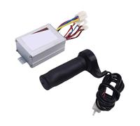 Cosiki Kit de Controlador Cepillado, Controlador de Velocidad Cepillado de 24 V 800 W, Juego de Empuñadura de Acelerador de Línea Larga para Triciclos Eléctricos, Motocicletas, Aleación de Aluminio