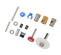 Cosiki Kit de Engranaje Doble Extrusor Estructura Duradera para Impresora 3D Accesorios de Acero de Aleación Endurecido Productos de Fabricación Aditiva para PRUSA, Bowden Kit de 15 Piezas