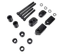 Cosiki Kit de Extensiones de Plataforma del Conductor para Mayor Estabilidad de Conducción y Posicionamiento de las Piernas para Touring 2009-2024, Metal, 18 Accesorios