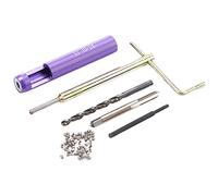 Cosiki Kit de Inserción de Rosca de Acero Inoxidable Reparación de Rosca Confiable para Profesionales para Material de Aluminio y Magnesio 10-24UNC X 1.5D para Mantenimiento de Piezas de Trabajo