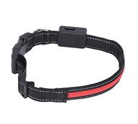 Cosiki Light Up Dog Collar, Glow in The Dark Dog Collar Lightable Safety USB Recargable DE DE DE PAR (L)