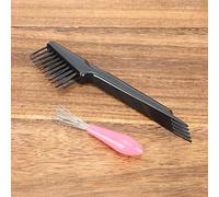 Cosiki Limpiador de Peine Cepillo de Pelo Duradero para Profesionales de Salón Ergonómico para Uso Doméstico 2 Unids/set (peine)