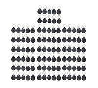 Cosiki Llave de Proximidad Impermeable de Tamaño Pequeño de 100 Piezas para Acceso Comunitario Al Estacionamiento, Inducción Sensible (BLACK)