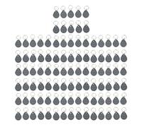 Cosiki Llave de Proximidad Impermeable de Tamaño Pequeño de 100 Piezas para Acceso Comunitario Al Estacionamiento, Inducción Sensible (GRAY)