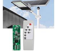 Cosiki Luz de Placa de Circuito Solar, Inducción de Microondas, Brillo Ajustable de 5 a 10 Metros, con Control Remoto para Camino de Jardín Al Aire Libre