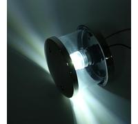 Cosiki Luz Lateral LED de Acero Inoxidable para Barcos, Lámpara de Señal Resistente a la Intemperie para Lanchas Rápidas, 3W DC12V-24V para Yates