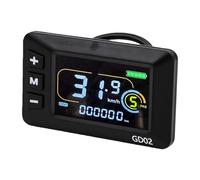 Cosiki Medidor de Pantalla LCD para Bicicleta Eléctrica Panel de Control Resistente Al Agua Duradero para Bicicletas Eléctricas y Scooters ABS 82x48mm