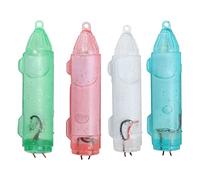 Cosiki Mini Lámpara Subacuática Impermeable con Luz LED para Atraer Peces en Agua Dulce o Salada, Tamaño de 5,7 Cm, 4 Uds.