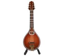 Cosiki Mini Mandolin Instrument, 8 Cuerdas Modolina Modi Mini Mandolina Hecha a Mano Lindo 8 Cuerdas Modelo de Mandolina para Regalos Decoración del Hogar
