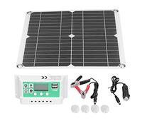 Cosiki Mini Paneles Solares, Paneles Solares Pequeños con Panel Solar, Controlador, Clamp/Holder de Cocodrilos, 4 Taza de Succión, Línea de Conexión y 2 Silicio Monocristalino Manual Chino e Inglés
