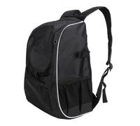 Cosiki Mochila de Bate de Béisbol Negra a Prueba de Desgarros con Soportes para Bate y Compartimento para Zapatos para Jugadores de Béisbol Poliéster 20-35L