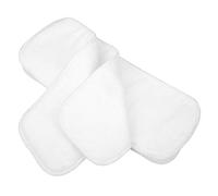 Cosiki Pañales de Tela para bebé Súper Absorbentes de 3 Capas para Padres Ecológicos Inserciones Lavables Blancas para Forros de bebé (Cinco tabletas por paquete 35 * 13,5 cm)