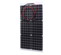 Cosiki Panel Solar Monocristalino de 30 W 18 V, IP65 a Prueba de Agua Semiflexible de Alta on Diseño Portátil Ligero, para Camping RV Invernadero Hogar