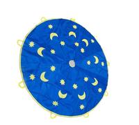 Cosiki Paracaídas para Niños, Paracaídas de Juego con Paraguas Arcoíris con Bolsa de Almacenamiento, para Niños, Entrenamiento de Capacidad de Comunicación Física