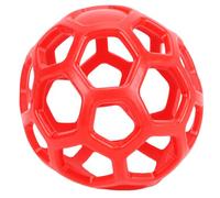 Cosiki Pelota Interactiva de Rompecabezas para Perros, Juguete Masticable de Goma Duradero para Perros Pequeños y Medianos, 13,5 Cm, Azul, Verde y Rojo (Rojo)