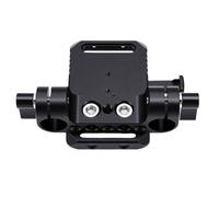Cosiki Placa de Batería de Montaje en V, Aleación de Aluminio Duradera para Potencia Extendida con Abrazadera de Varilla Doble de 15mm para Ursa Mini Pro 4,6 K/12K