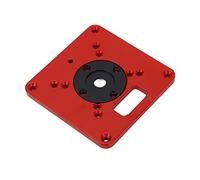Cosiki Placa de Inserción de Mesa Enrutadora de Aleación de Aluminio Universal para Carpintería, Alineación Fina, Sujeción Más Segura