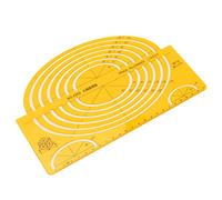 Cosiki Plantilla de Diseño Arquitectónico Regla de Medición Hueca Multifuncional Resistente para Profesionales de Arquitectura e Ingeniería (4352)