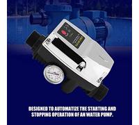 Cosiki Presurizador de Agua para Casa, Booster de Presión de Ducha Controlador de Presión Automática Control de Interruptor Electrónico EPC - 4 110V Agua de de para Bomba de