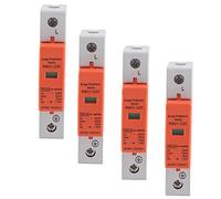 Cosiki Protector contra Sobretensiones de Montaje en Carril DIN con Ventana Visible para Uso Doméstico AC 420V 4 Uds 1P Dispositivo Descargador (Imáx: 20kA)