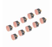 Cosiki Reemplazo de Punta de Taco de Billar Inglés, 10 Uds., Accesorio de Bricolaje Suave y Duradero para Jugadores (12mm)