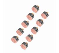 Cosiki Reemplazo de Punta de Taco de Billar Inglés, 10 Uds., Accesorio de Bricolaje Suave y Duradero para Jugadores (11mm)