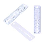 Cosiki Regla de Coser, Reglas de Acolchado 16 X 4 Cm / 6.3 "X 1.6" 1pcs para Coser para Tejer de Todos los Niveles