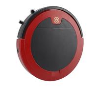 Cosiki Robot Barredor, Robot Aspirador con Mando a Distancia Eficaz y Silencioso para Apartamentos (Rojo)