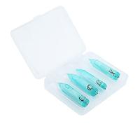 Cosiki Señuelo de Pesca Claro 4 Piezas Lámpara de Cebo LED Impermeable con Caja de Almacenamiento para Pesca de Agua Dulce y Salada