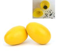 Cosiki Shakers de Huevos, Shakers de Huevos Instrumentos Musicales Musical Juguete de Madera de Madera para Bebés de Sellón de Uniforme (SY-61 Amarillo)