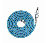 Cosiki Sistemas y Juegos de Aerógrafo Kit de Adaptador de Manguera de Aire Trenzada de Nailon Azul de 6,2 Pies para Compresor de Aire