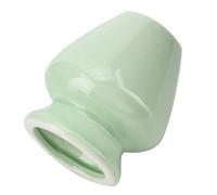 Cosiki Soporte de Cerámica para Batidor Matcha para Accesorios de Juego de té Chasen de bambú, Previene el Moho, para Amantes del té (GREEN)