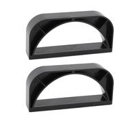 Cosiki Soporte para Pala para Máquina de Hielo Preciso, Soporte Magnético Duradero para Opal 1.0 2.0, Almacenamiento Conveniente para Pala para Hielo para Cocina, ABS, 4,5x9,5x2cm, 2 Unidades (BLACK)