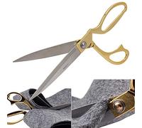 Cosiki Tailor Shear Cortador de Tela de Lujo para Confección y Costura, Tijera de Acero Inoxidable para Entusiastas de la Artesanía, Bricolaje, Sastres y Modistas (Caja dorada de 10,5 pulgadas.)