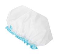 Cosiki Tapa de Ducha para Cabello Largo, Tapa de Ducha de Impermeable Reutilizable Espesante para Adultos Elástico Doble Capa Impermeable Gorro de Gorro de Baño para Mujeres (Gran diámetro 31 cm)