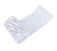 Cosiki Tarjetas de Perforación, Tarjeta de Perforación con un Ancho de 5.5 Pulgadas 100pcs por Rollo Red Punch Card 24 Puntadas Accesorios de Piezas de la Máquina de Tejido de Punto