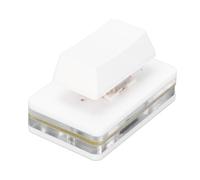 Cosiki Teclado Programable del Juego del Interruptor Rojo del RGB del Telclado Numérico de OSU Mini para la Oficina y el Juego, Tipo C Atado con Alambre (White)