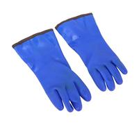 Cosiki Térmicos de Goma, de Trabajo de Invierno con Forro, Manoplas Impermeables Resistentes Al Frío con Acabado Mate Antideslizante, Ideales para Palear Nieve y Pesca en Hielo
