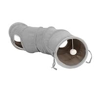 Cosiki Túnel de Gato, Túnel de Conejo en Forma de Gato Play Tube Tube with Hanging Ball Plegable Interactive Toy Maze Cat House Túneles para Conejos para, Cachorros, Gatitos, Gatito,