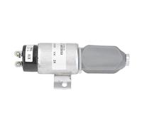 Cosiki Válvula de Apagado del Motor Solenoide de Parada de Alta Precisión para S6K 24V Construcción Duradera de ABS 1 Unidad