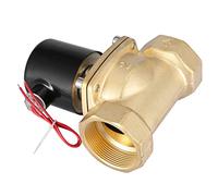 Cosiki Válvula Solenoide Eléctrica de Latón DN50 de 2 "normalmente Cerrada 220 VCA para Aplicaciones de Automatización Industrial Diseño Compacto y Duradero